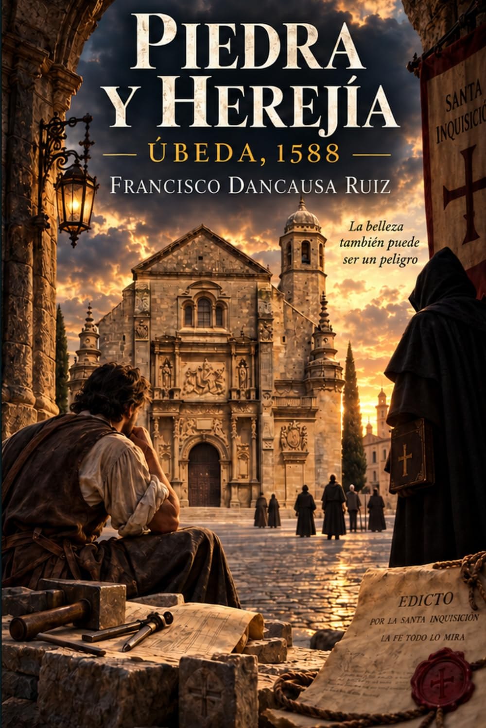 Portada de Piedra y Herejía, de Francisco Dancausa Ruiz